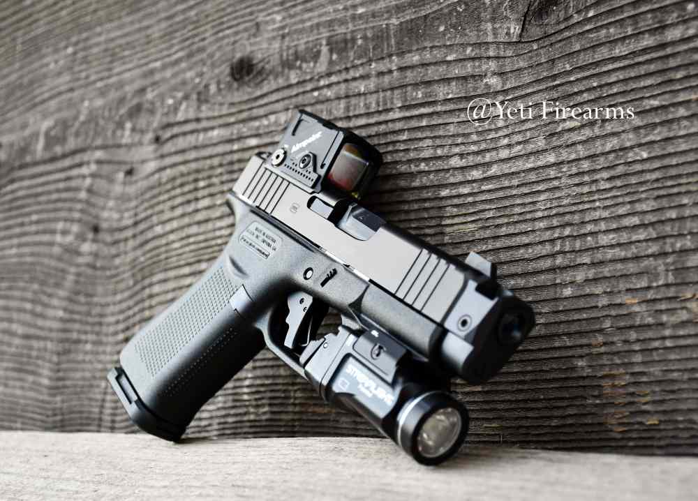 Glock 43x MOS A-CUT 9mm W/ Aimpoint COA Radian Ramjet Apex Trigger S15 Mags-img-6