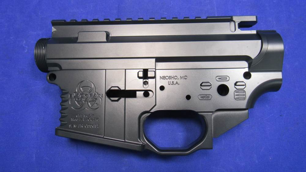 Black Rain Fallout-15 Forged AR15 Billet Receiver Set w/ 15" Clamp Rail-img-1