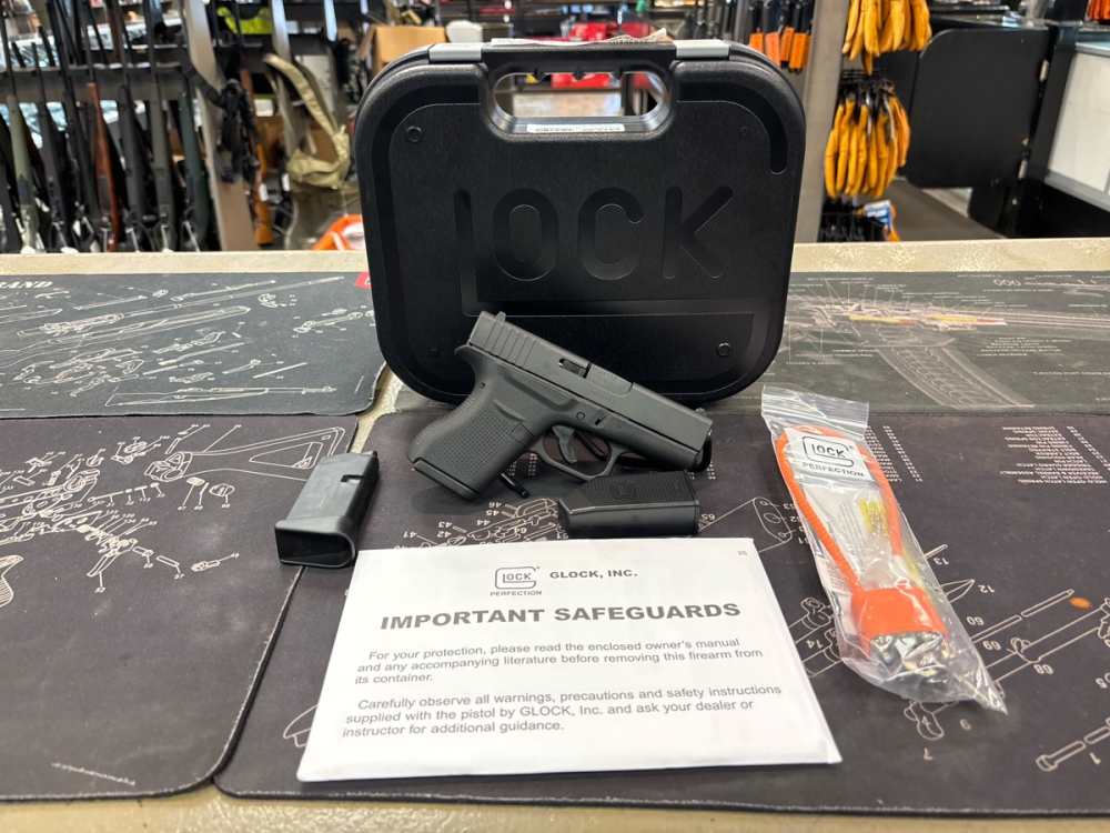 Glock 43 - 9x19 - W/Box - VGC - PENNY! .01! NR!-img-0