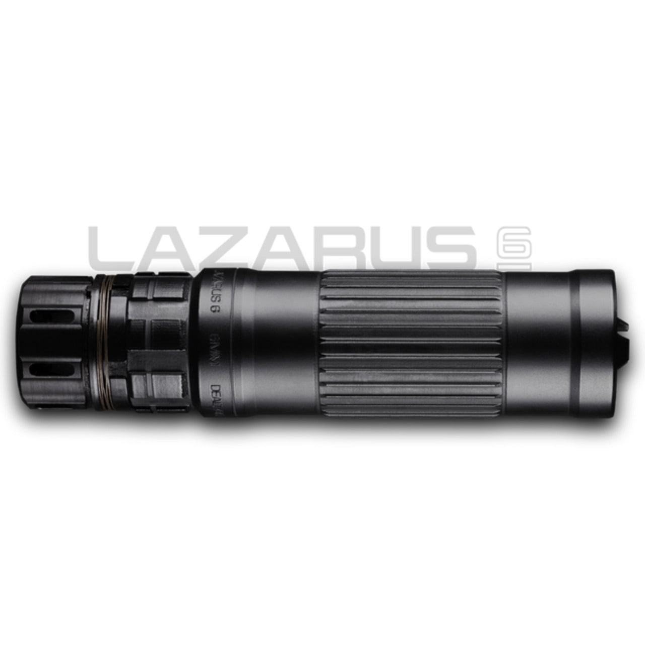 Dead Air Silencers Lazarus 6 5.56/6MM Silencer Black Xeno Mount LZ6XNBLK-img-1