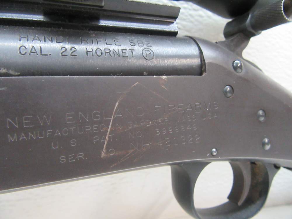 New England Firearms Handi Rifle! 22 Hornet! Rare! -img-16