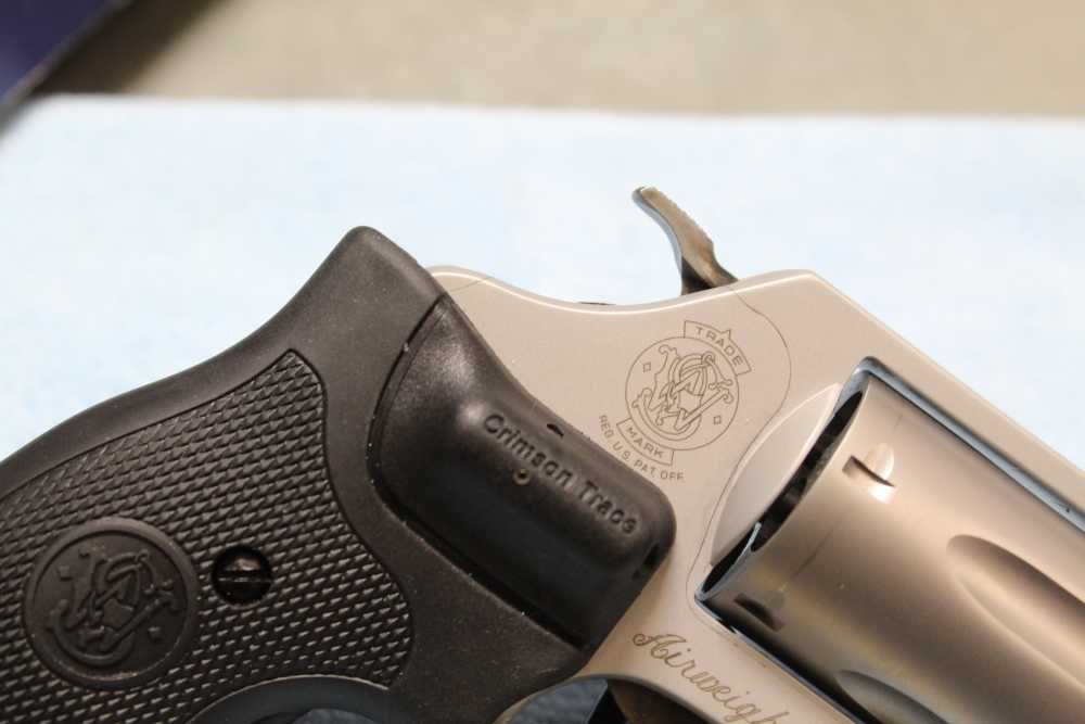 Smith & Wesson 637-2 Airweight .38 Special +P, Crimson Trace Grips New -img-8