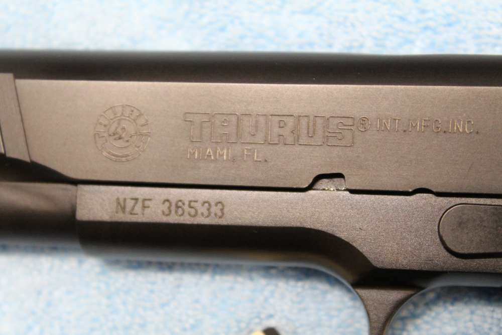 Taurus PT 1911 in .45 ACP, Excellent Condition, Factory Box, 2 magazines-img-17