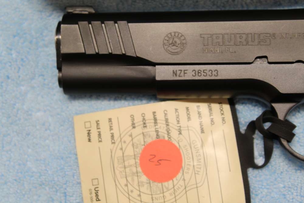 Taurus PT 1911 in .45 ACP, Excellent Condition, Factory Box, 2 magazines-img-1