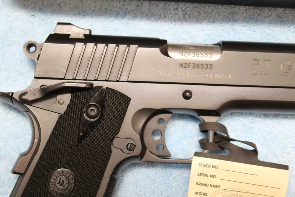 Taurus PT 1911 in .45 ACP, Excellent Condition, Factory Box, 2 magazines-img-8