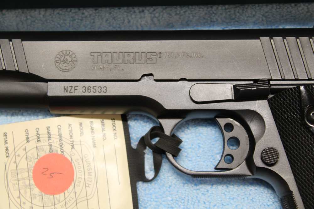 Taurus PT 1911 in .45 ACP, Excellent Condition, Factory Box, 2 magazines-img-2