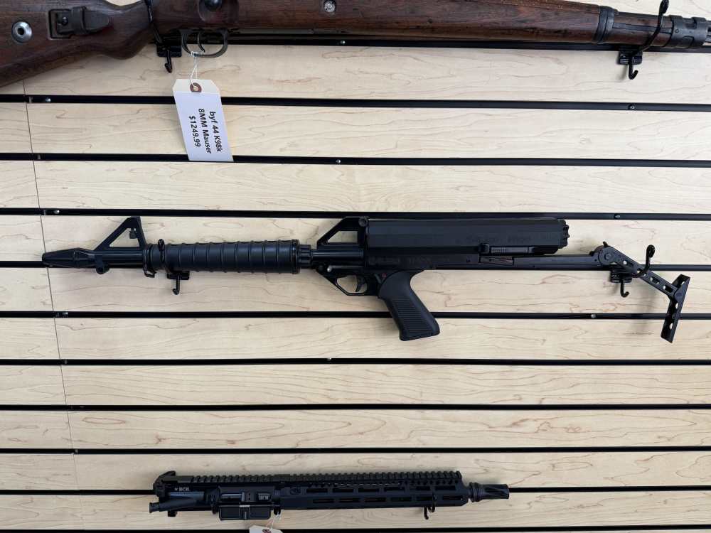 Calico M-100 M100 Carbine .22 LR 100 Round Helical Magazine Folding Stock -img-5