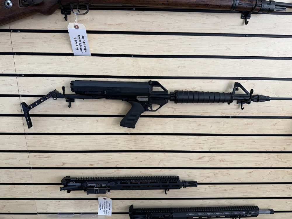 Calico M-100 M100 Carbine .22 LR 100 Round Helical Magazine Folding Stock -img-0