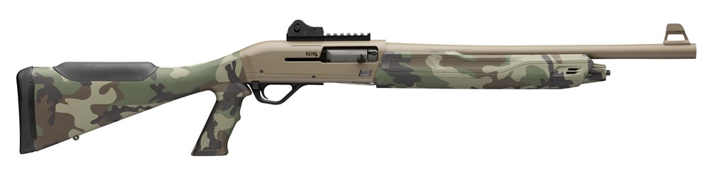 Winchester SX4 Extreme Defender Woodland FDE 12 Ga 3in 18.5in 511321395-img-0