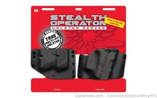 Stealth Operator Holsters: Holster and twin mag pouch combo pack-img-0