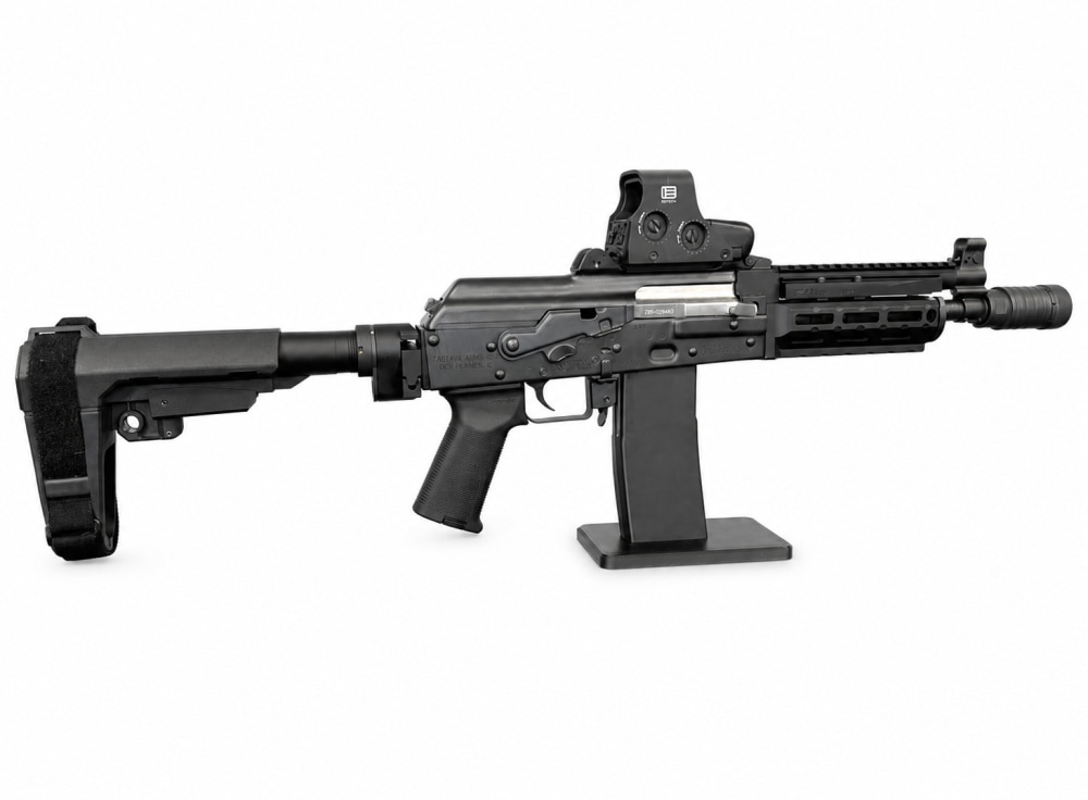 LIKE NEW! Zastava ZPAP85 AK47 PSTL 556 w/ SBA 3 Brace & Eotech -img-4