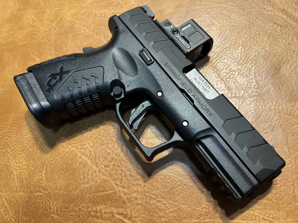 10mm Springfield XD-M Elite OSP Compact w/ Enclosed Green Dot and Ext Mag-img-4