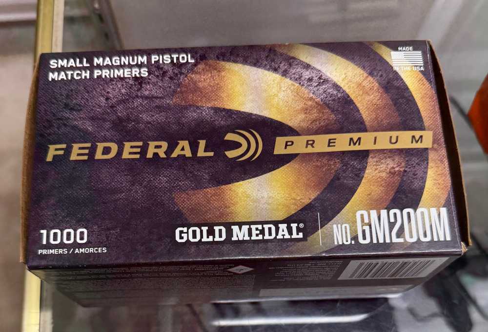 1000 Federal Gold Medal Small Magnum Pistol Match Primers GM200M-img-0