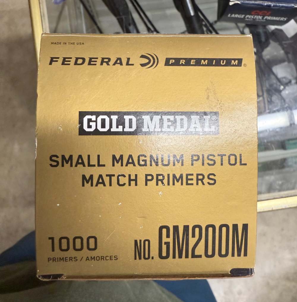 1000 Federal Gold Medal Small Magnum Pistol Match Primers GM200M-img-1