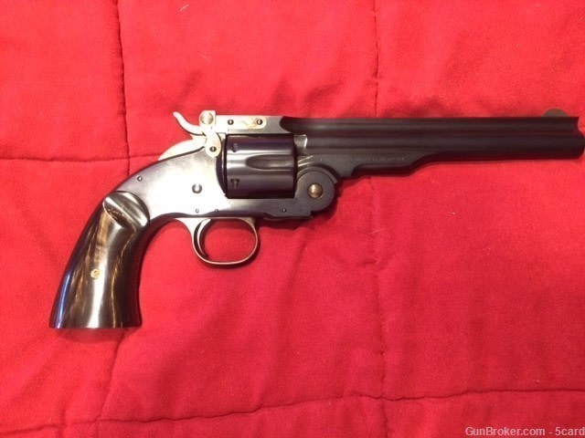 Two Pair of Genuine Buffalo Hoirn Grips for the Uberti Schofield-img-3