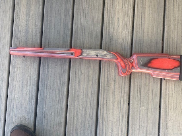 Custom Remington 700 Provarmint SA Laminated stock Factory Barrel Channel-img-2