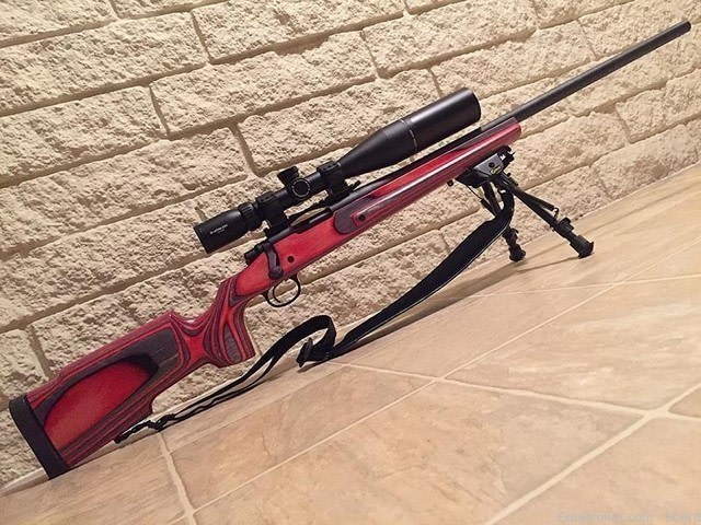 Custom Remington 700 Provarmint SA Laminated stock Factory Barrel Channel-img-0