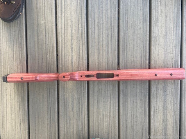 Custom Remington 700 Provarmint SA Laminated stock Factory Barrel Channel-img-3