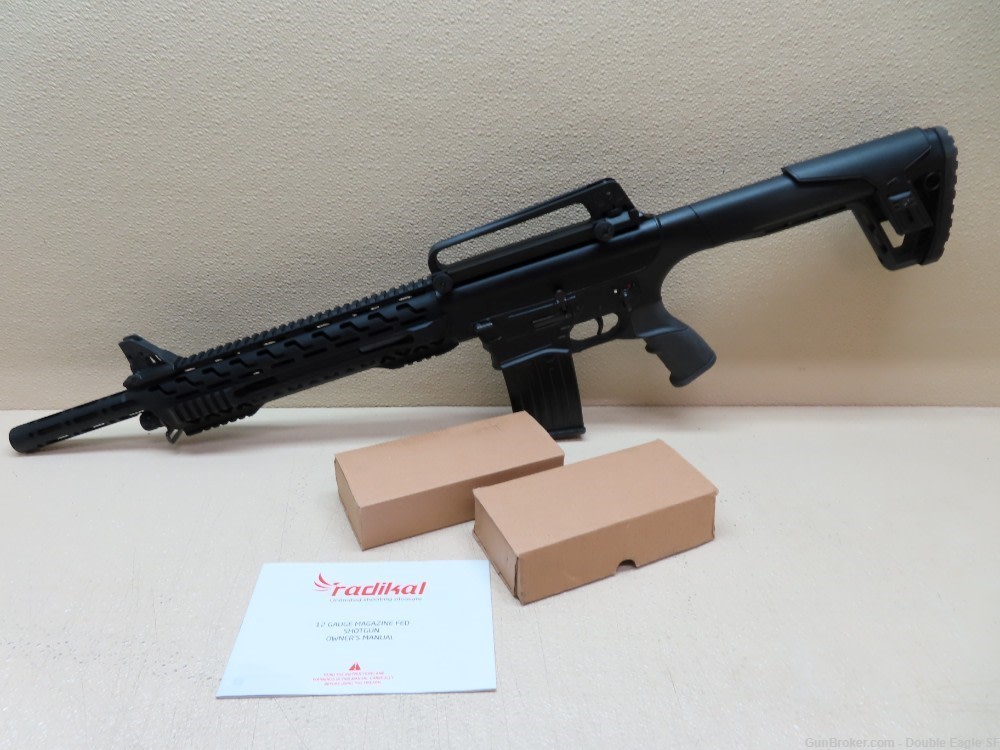 RADIKAL Arms NKX-3 AR 12GA Shotgun W/ Two Magazines  !  NEW-img-12
