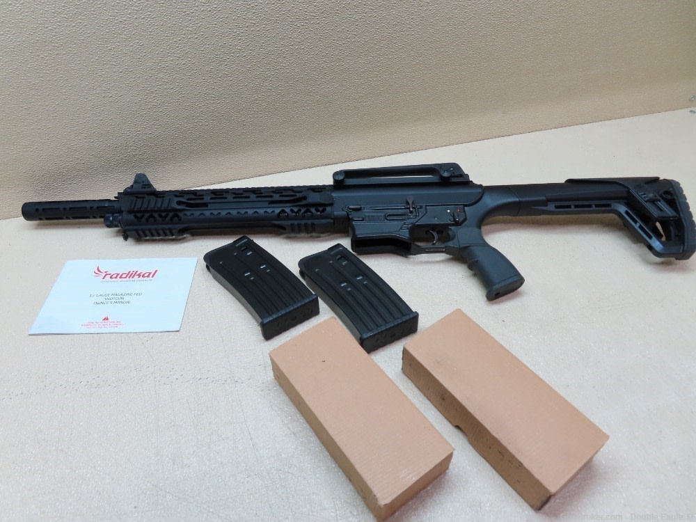 RADIKAL Arms NKX-3 AR 12GA Shotgun W/ Two Magazines  !  NEW-img-21