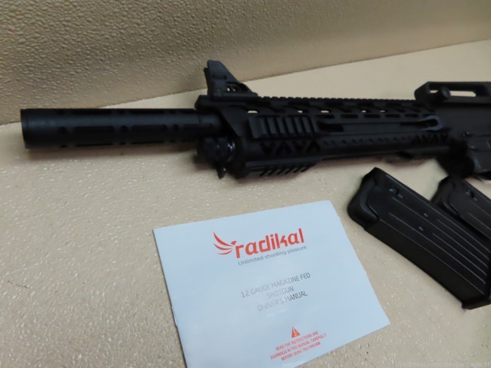 RADIKAL Arms NKX-3 AR 12GA Shotgun W/ Two Magazines  !  NEW-img-22