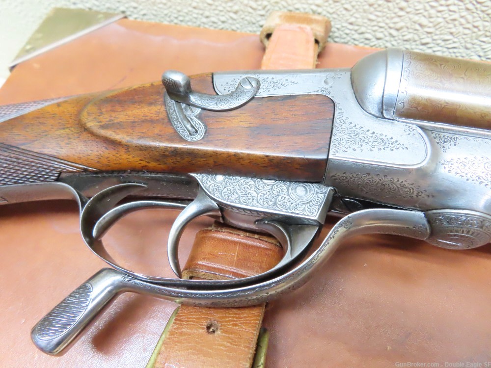 Gibbs & Pitt 55   Under Lever 12ga Shotgun 1855 W/ Case & Acc.   RARE -img-77