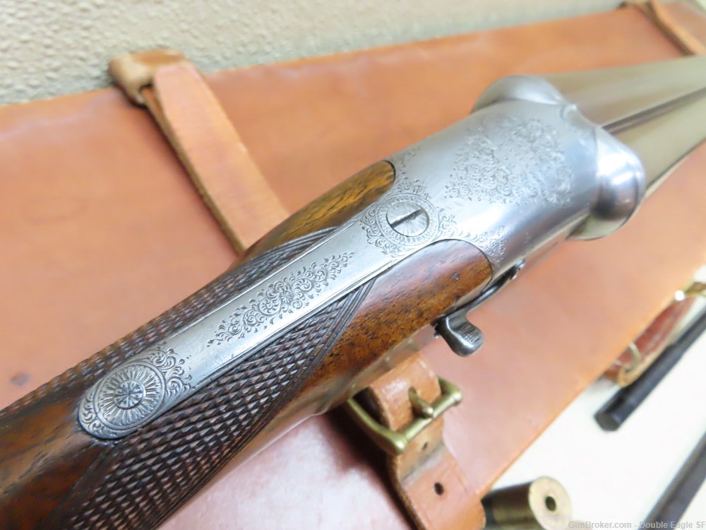Gibbs & Pitt 55   Under Lever 12ga Shotgun 1855 W/ Case & Acc.   RARE -img-82