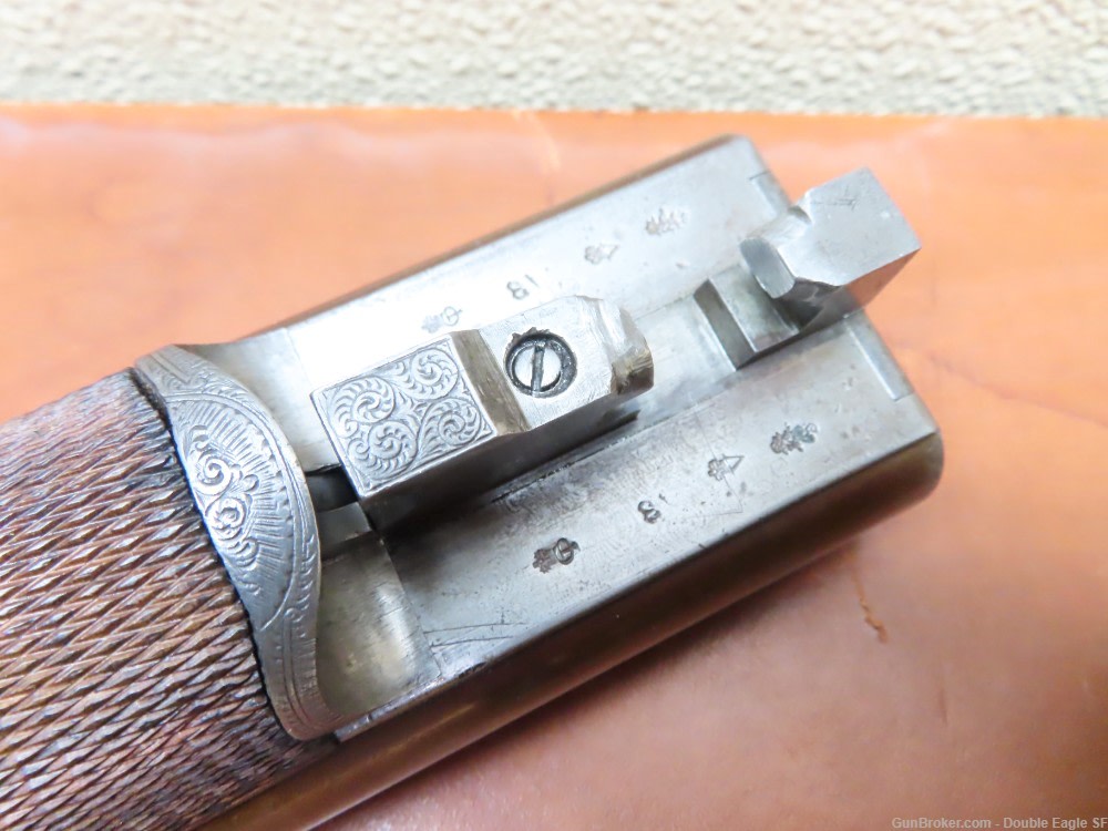 Gibbs & Pitt 55   Under Lever 12ga Shotgun 1855 W/ Case & Acc.   RARE -img-27