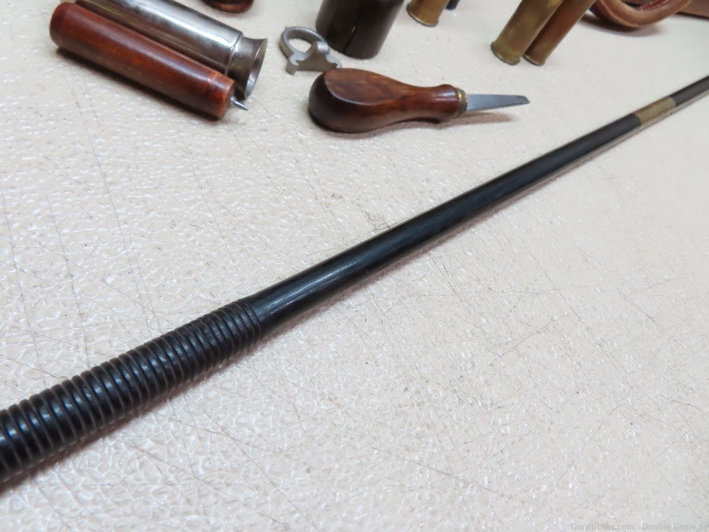 Gibbs & Pitt 55   Under Lever 12ga Shotgun 1855 W/ Case & Acc.   RARE -img-135