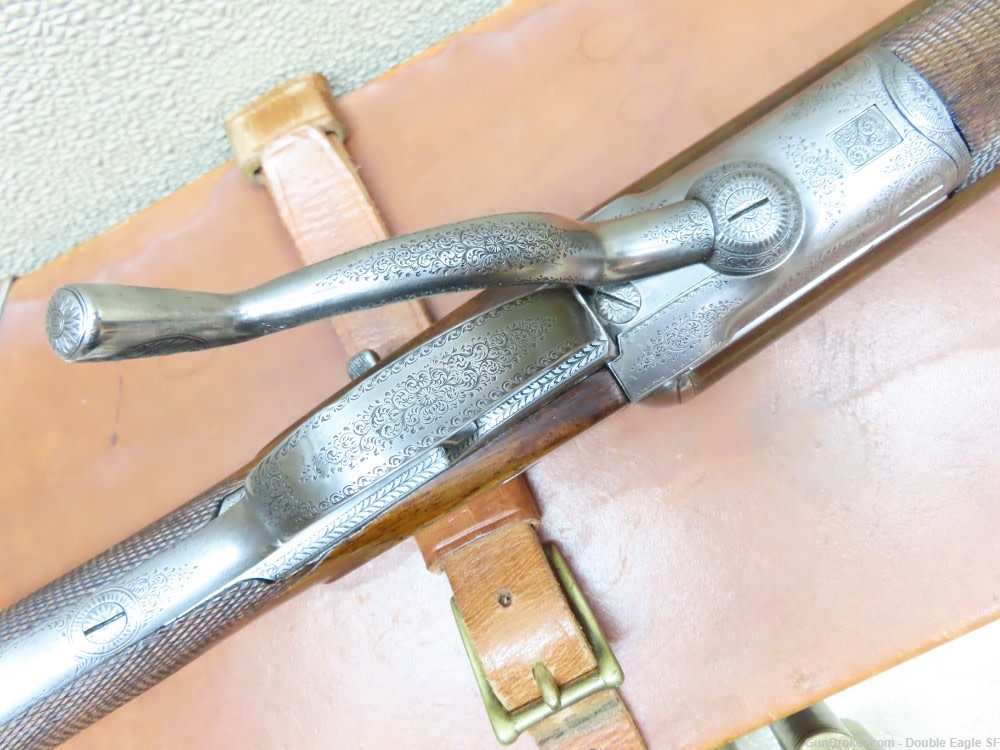 Gibbs & Pitt 55   Under Lever 12ga Shotgun 1855 W/ Case & Acc.   RARE -img-121