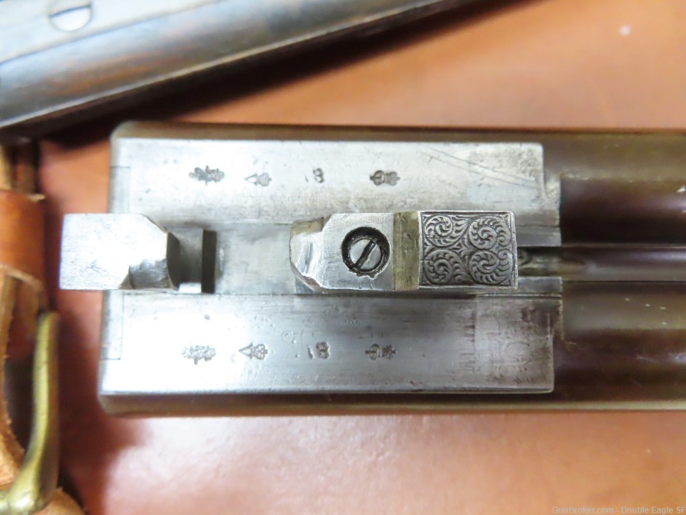 Gibbs & Pitt 55   Under Lever 12ga Shotgun 1855 W/ Case & Acc.   RARE -img-31