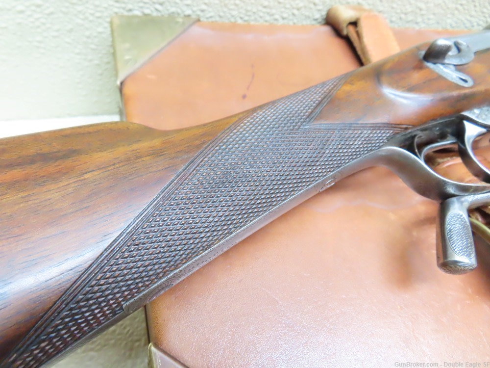 Gibbs & Pitt 55   Under Lever 12ga Shotgun 1855 W/ Case & Acc.   RARE -img-72