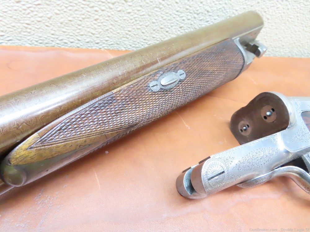 Gibbs & Pitt 55   Under Lever 12ga Shotgun 1855 W/ Case & Acc.   RARE -img-24