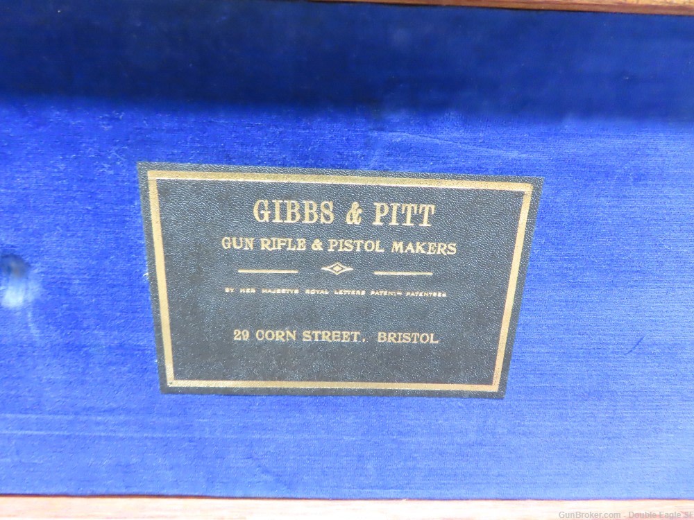 Gibbs & Pitt 55   Under Lever 12ga Shotgun 1855 W/ Case & Acc.   RARE -img-6