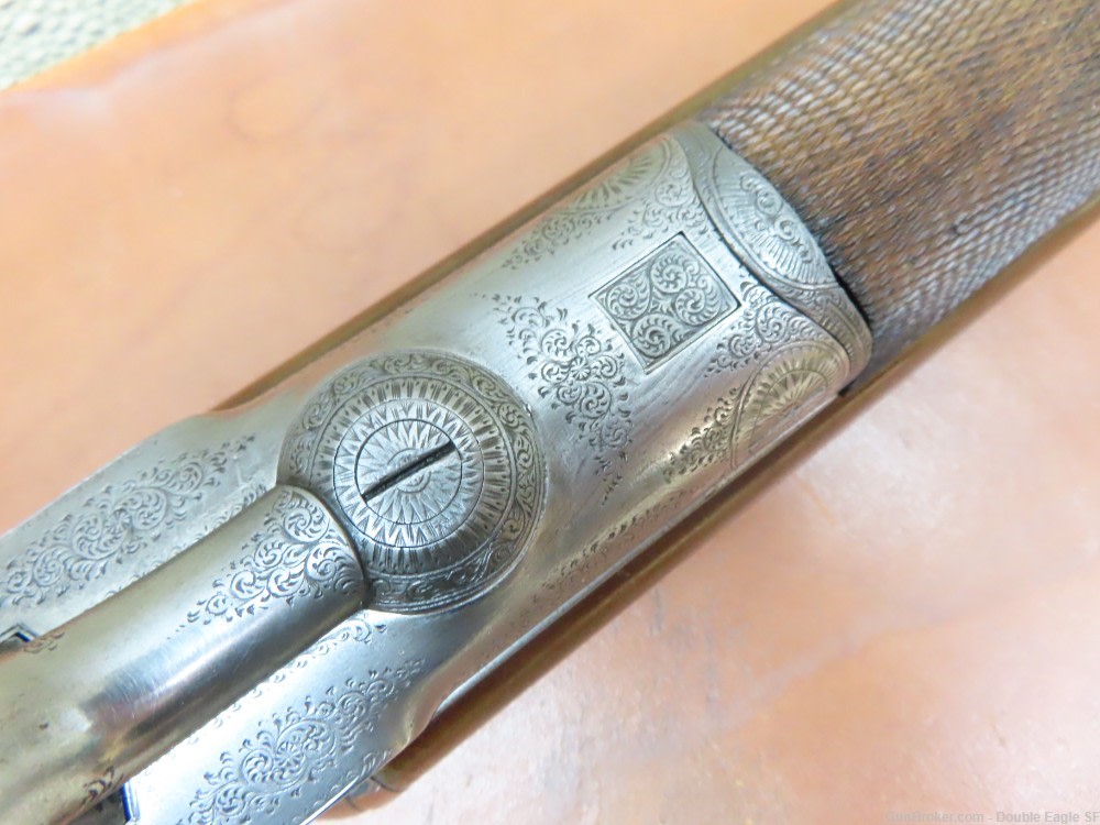 Gibbs & Pitt 55   Under Lever 12ga Shotgun 1855 W/ Case & Acc.   RARE -img-110