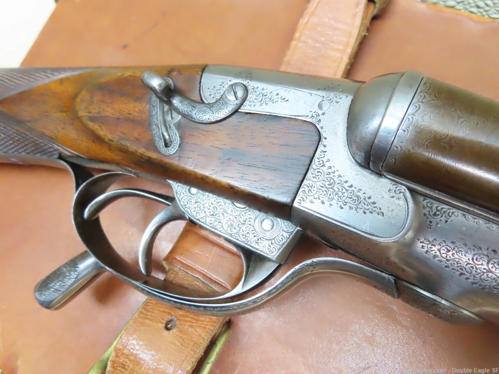 Gibbs & Pitt 55   Under Lever 12ga Shotgun 1855 W/ Case & Acc.   RARE -img-78