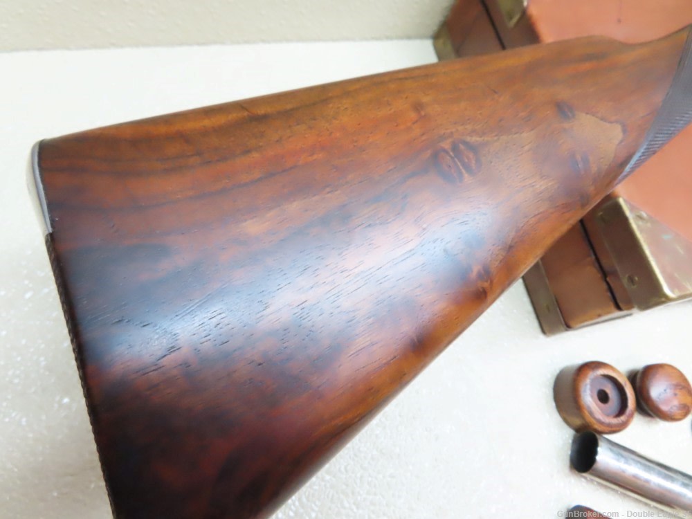 Gibbs & Pitt 55   Under Lever 12ga Shotgun 1855 W/ Case & Acc.   RARE -img-68