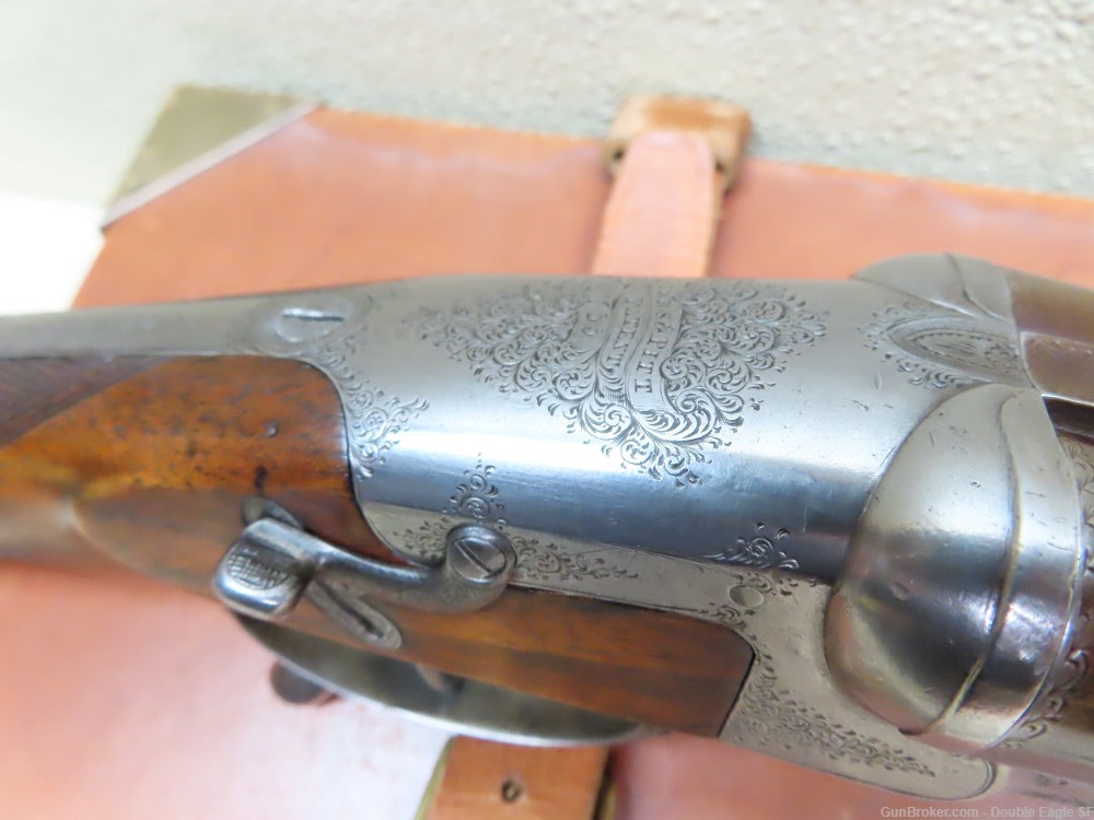 Gibbs & Pitt 55   Under Lever 12ga Shotgun 1855 W/ Case & Acc.   RARE -img-80