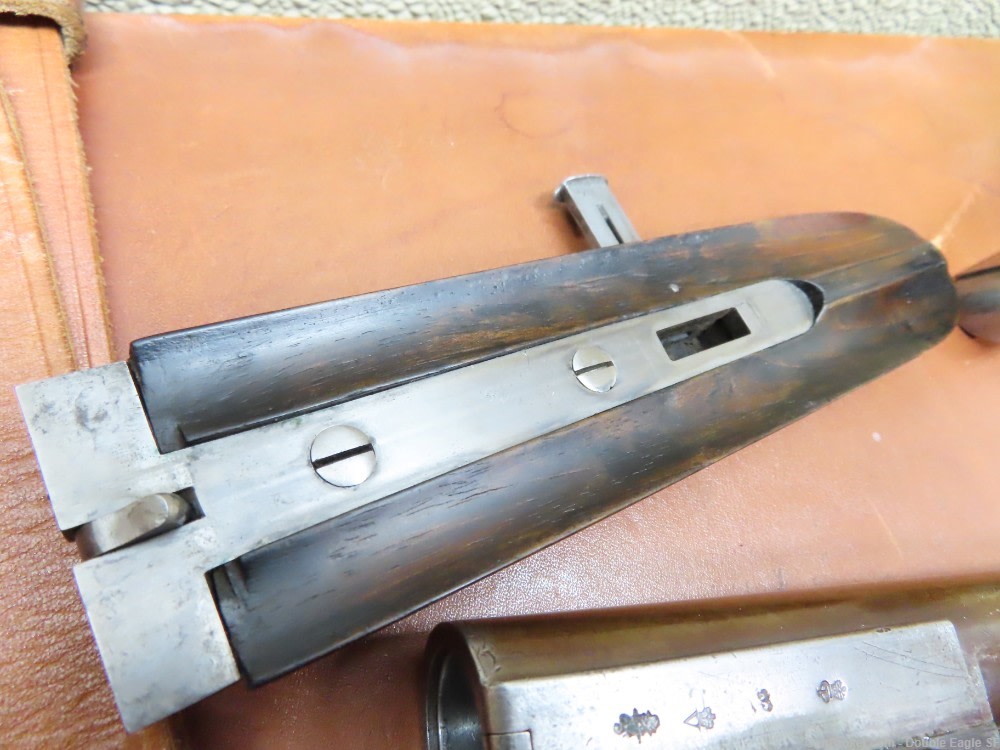Gibbs & Pitt 55   Under Lever 12ga Shotgun 1855 W/ Case & Acc.   RARE -img-30
