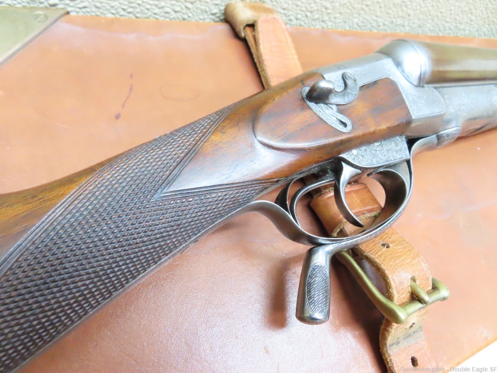 Gibbs & Pitt 55   Under Lever 12ga Shotgun 1855 W/ Case & Acc.   RARE -img-85