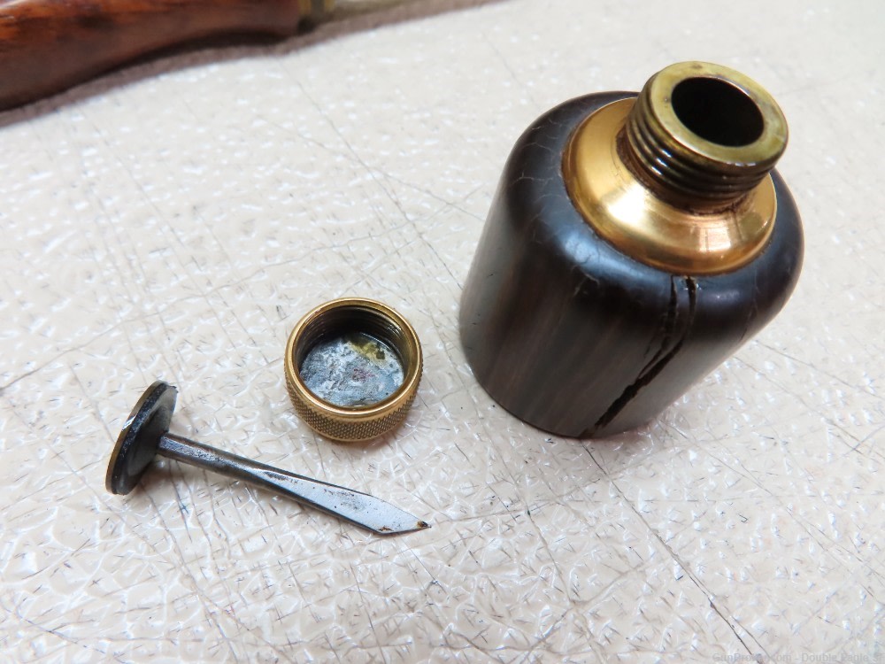 Gibbs & Pitt 55   Under Lever 12ga Shotgun 1855 W/ Case & Acc.   RARE -img-124