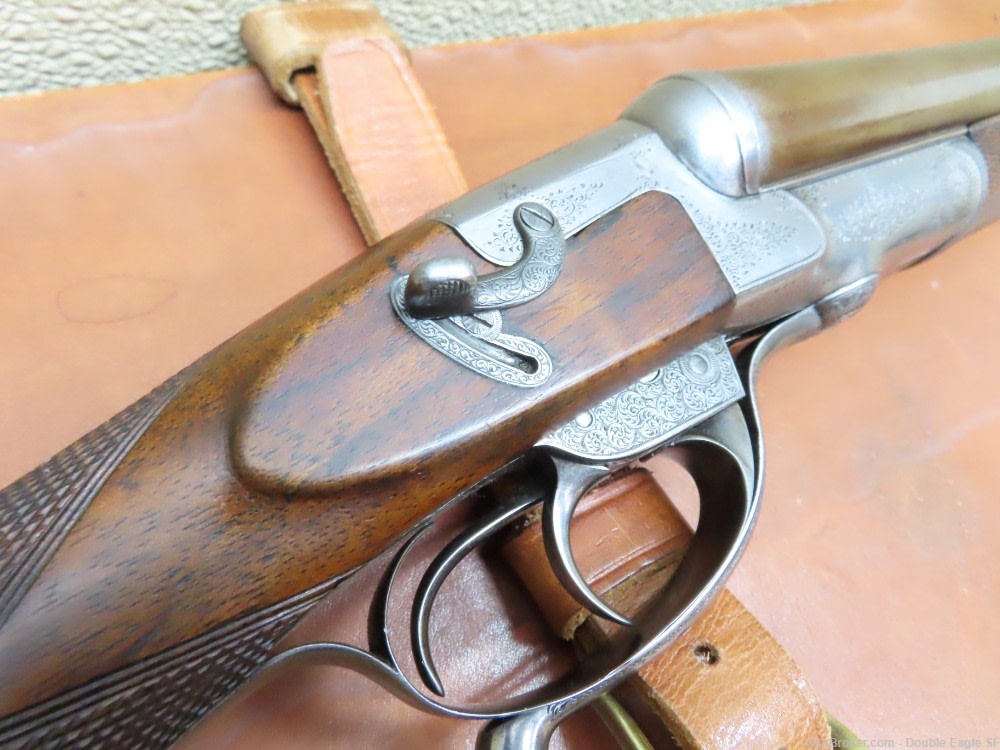 Gibbs & Pitt 55   Under Lever 12ga Shotgun 1855 W/ Case & Acc.   RARE -img-74