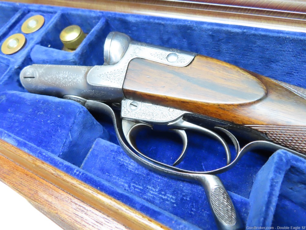 Gibbs & Pitt 55   Under Lever 12ga Shotgun 1855 W/ Case & Acc.   RARE -img-10