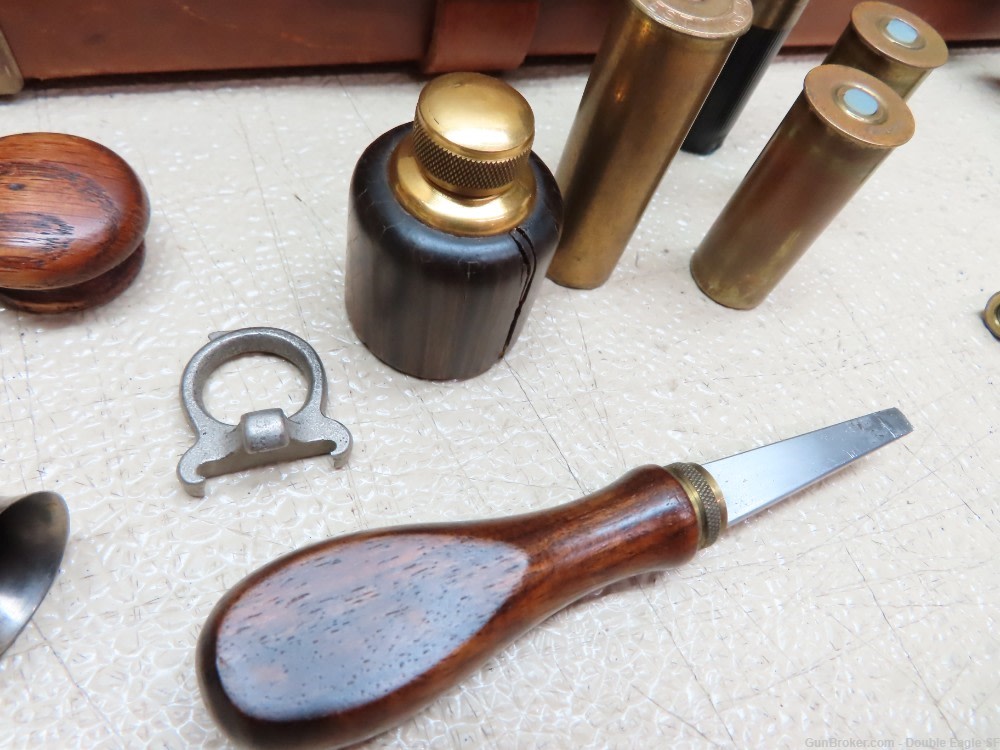 Gibbs & Pitt 55   Under Lever 12ga Shotgun 1855 W/ Case & Acc.   RARE -img-120