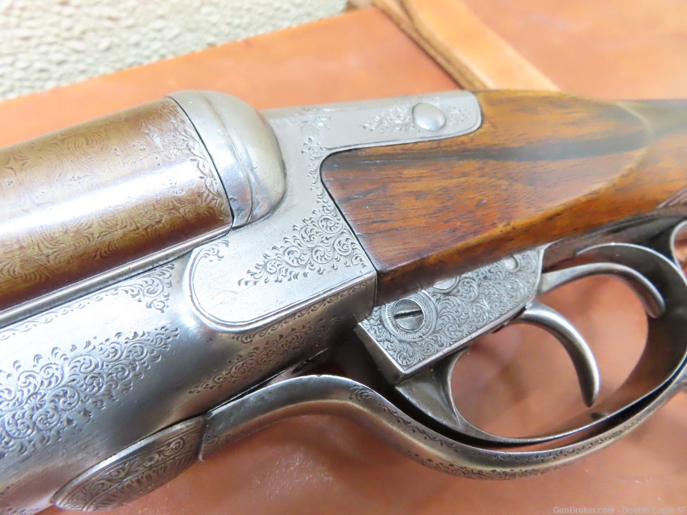 Gibbs & Pitt 55   Under Lever 12ga Shotgun 1855 W/ Case & Acc.   RARE -img-51