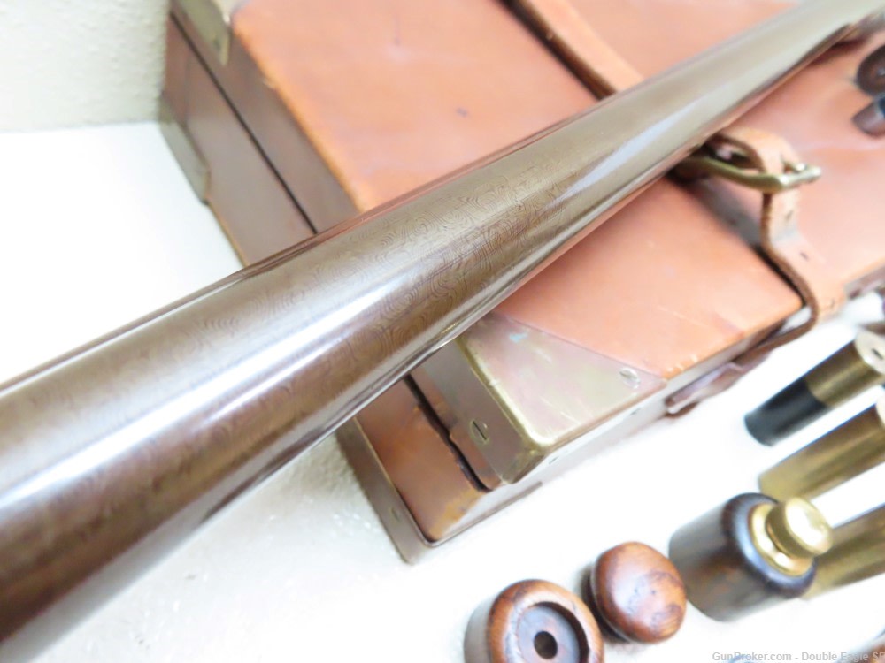 Gibbs & Pitt 55   Under Lever 12ga Shotgun 1855 W/ Case & Acc.   RARE -img-22