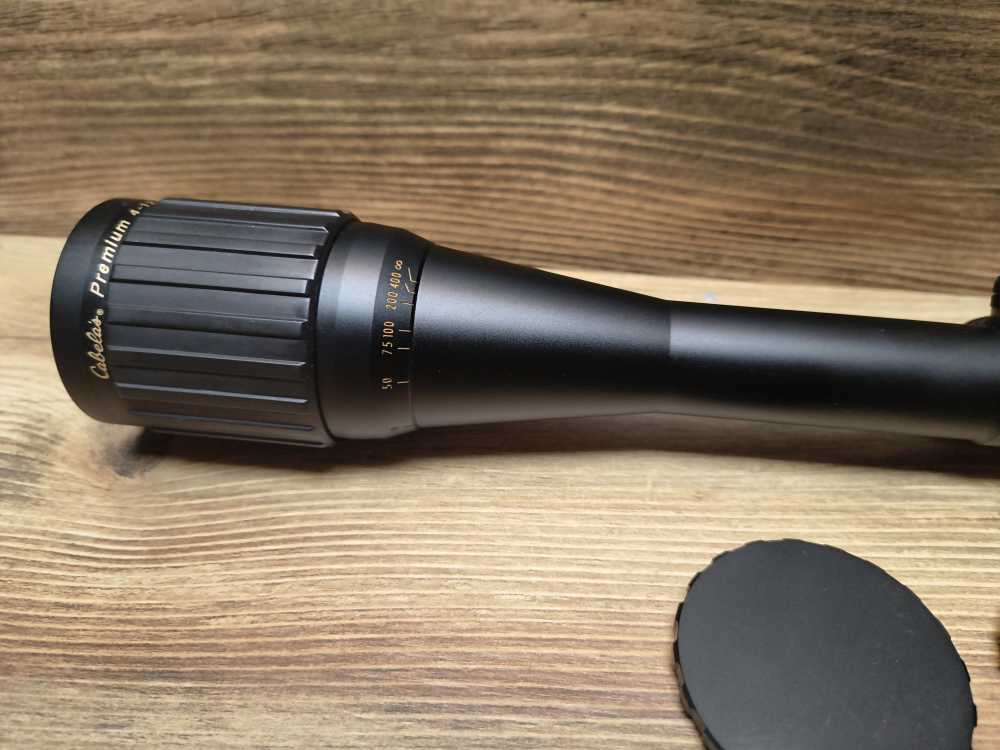 Rare Cabelas Premium 4-12x40 Alaskan Guide Duplex Rifle Scope Made in Japan-img-3
