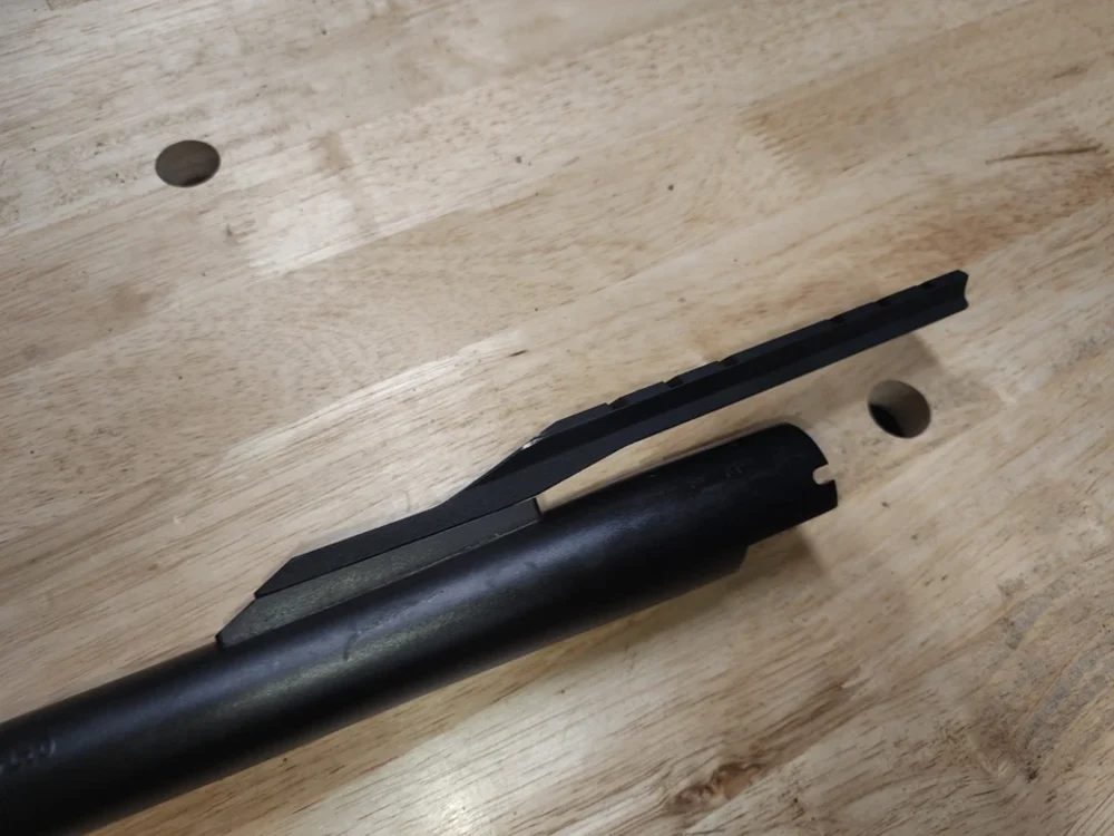 New Remington 870 12 ga 23" Fully RIFLED Cantilever Slug Barrel Illion NY-img-3