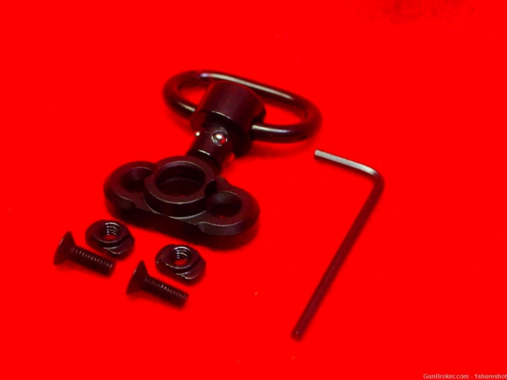 M-Lok QD Sling Swivel Mount Quick Disconnect Sling Attachment Push Button-img-2