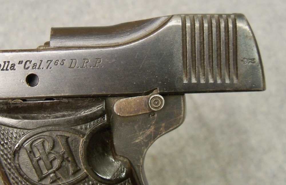 WWI GERMAN BECKER & HOLLANDER BEHOLLA .32 ACP  MILITARY PISTOL -img-20